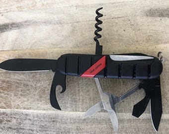 Richartz Tyskland 3-5/8" stängd SPORT multifunktionell campingkniv
