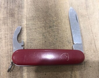 Szwajcarski scyzoryk Camping Victorinox Rostfrei Officier ze stali nierdzewnej