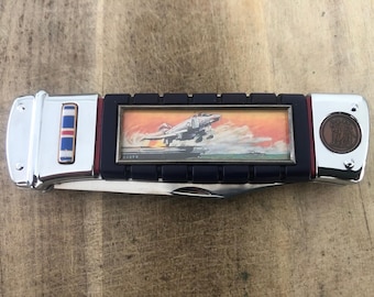 Franklin Mint Vietnam War USN  F-4 Phantom Collector Knife