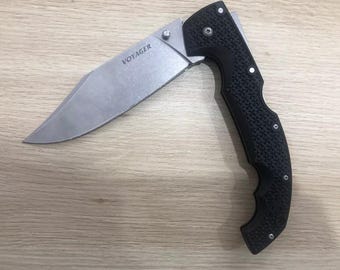 Stora Cold Steel Knives 7" Stängd Voyager Lockback Lock-bladkniv