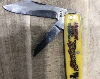Vintage USA "GOOD BODY" Advertising Cigar Jack Knife