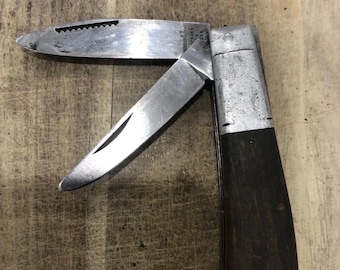 Vintage Taschenmesser mit 2 Klingen von HY Kaufmann & Söhne Solingen