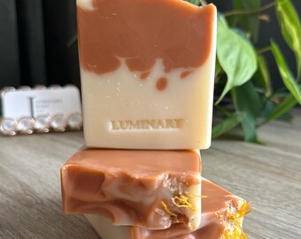 Home Sweet Home Soap Bar | Fresh Orange Peel | Cold Process Soap | Handmade Natural Vegan Soap