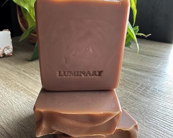 The Wanderer Soap Bar | Leather & Suede | Cold Process Soap | Handmade Natural Tallow Soap