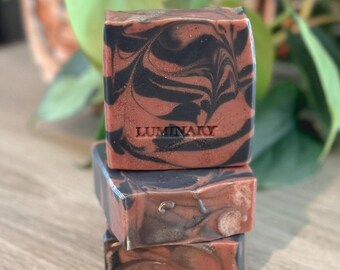 Pumpkin Patch Soap Bar | Pumpkin, Cinnamon & Sandalwood | Cold Process Soap | Handmade Vegan Soap