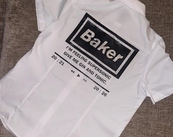 Oasis inspired school leavers shirt