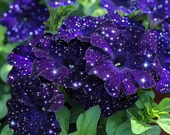 Starry Sky Petunia Seeds – Variegated Trailing Flowers for Balcony, Hanging Baskets & Garden Displays