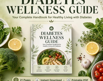 Planificador de comidas para diabéticos imprimible / Registro de recetas para diabéticos en PDF / Diario de alimentos para la diabetes gestacional / Carpeta para el seguimiento de la glucosa en sangre y la insulina
