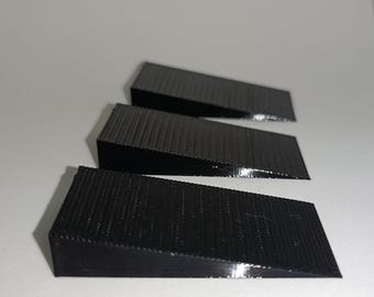 Dörrstopp X3 halkfria, repfria TPU-kilskydd. Skydd för väggar och möbler, balkongdörrar, barnrum.
