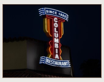 Gaspar's Grotto at Dawn | Ybor City Neon | Tampa Florida Fine Art Print