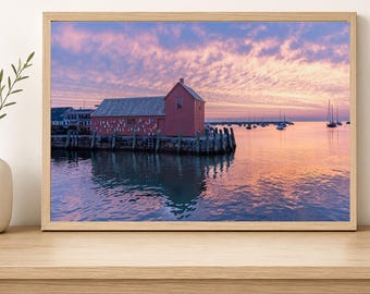 Motif No 1 Rockport MA Red Shack Sunrise Fine Art Print