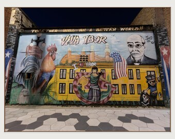 Ybor City Mural | Together Will Be a Better World | Tampa Florida Wall Art