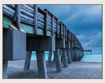 Venice Fishing Pier Photography | Venice Beach | Stormy Coastal Wall Art