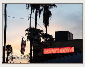 Gaspar's Grotto at Dawn | Ybor City Neon | Tampa Florida Fine Art Print