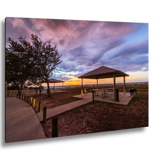 Sunset Over Tampa Bay | Dramatic Florida Coastal Landscape Wall Art