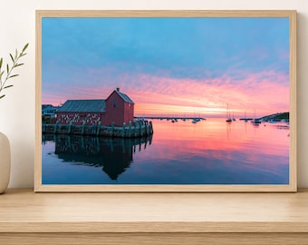 Motif No.1 Sunrise Canvas Wall Art, Rockport Harbor