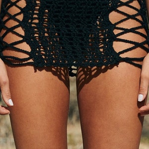 Handmade crochet mini skirt All Colours