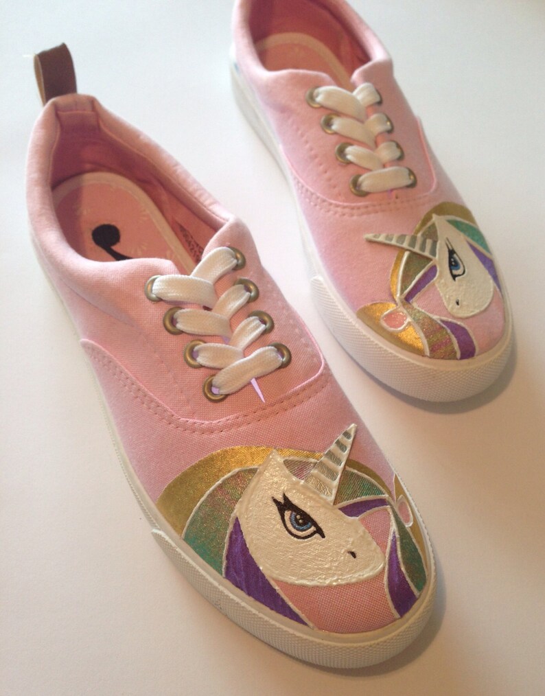 Unicorn Shoes Unicorn Gifts Rainbow Print My Little Pony | Etsy