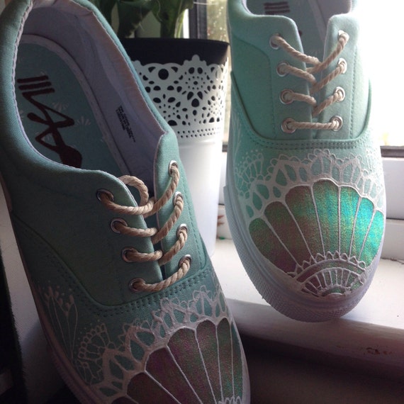 vans cat mermaid shoes