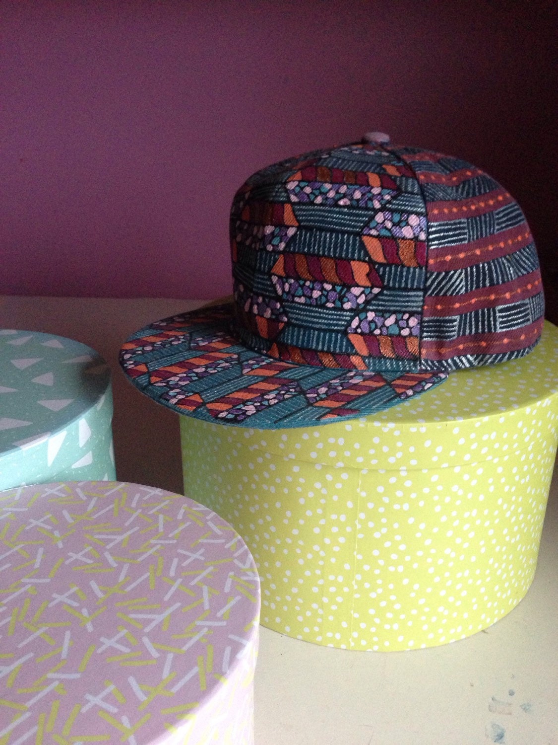 Neon Festival Snapback Ethnic Cap 