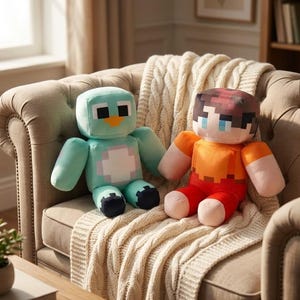 Boneco de Pelúcia Milo e Chip de 25 cm – Brinquedo de Pelúcia Macio, Colecionável, Personagem de Desenho Animado