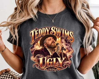 Teddy Swims Shirt, Vintage Concert Graphic Tee, Soul Music Tour Tshirt, Music Lover Gift