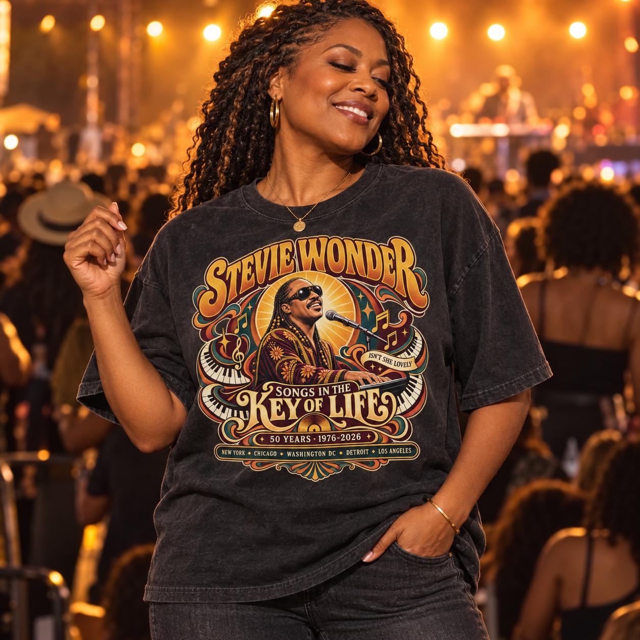 Stevie Wonder Tshirt - Etsy