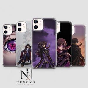 Code Geass Phone Case Lelouch Anime Cover for iPhone 17Pro, 16, 15, 14, 13,12, Samsung S26, S25, S24, S23Fe, S22, A16, A56, Pixel 10, 9 Pro