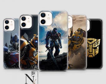 Transformers Phone Case Optimus Prime Bumblebee Cover for iPhone 17Pro, 16, 15, 14, 13,12, Samsung S26, S25, S24, S23Fe,A16,A56,Pixel10,9Pro