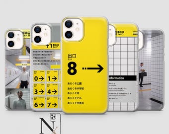 Exit 8 Phone Case Horror Game Anomalies Movie Cover for iPhone 17Pro, 16, 15, 14, 13,12, Samsung S26, S25, S24, S23Fe, A16, A56,Pixel10,9Pro