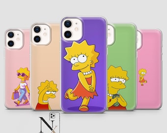 The Simpsons Phone Case Lisa Springfield Cover for iPhone 17Pro, 16, 15, 14, 13, 12, Samsung S26, S25, S24, S23Fe, A16, A56, Pixel 10, 9 Pro