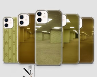 The Backrooms Phone Case Horror Movie Cover for iPhone 17Pro, 16, 15, 14, 13,12, Samsung S26, S25, S24, S23Fe, A16, A56, Pixel 10, 9 Pro