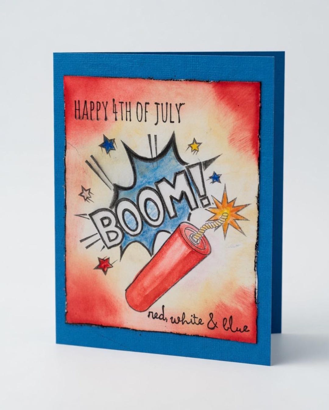Firecracker Cards 4th of July Firecracker Greeting Card - Etsy