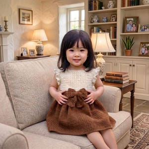 Crochet Baby Girl Frock Pattern, Toddler Dress PDF, Beginner Friendly (2-3 Years)