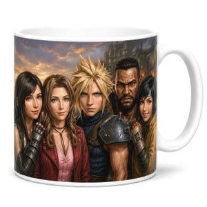 Final Fantasy VII 7 Mok Gaming Koffiebeker FF7 Playstation Cloud Strife RPG Cadeau Videogame