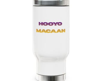 Hooyoo Macaan Travel Mug | Stainless Steel 14oz