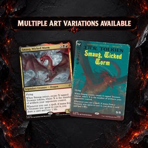 Wicked Hoard Wyrm Proxy Card | Custom Casual Playtest Card | craftforgedproxy