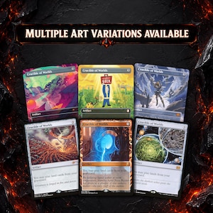 Crucible of Worlds Proxy Card | Custom Casual Playtest Card | craftforgedproxy