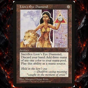 Mtg Lions Eye Diamond - Etsy