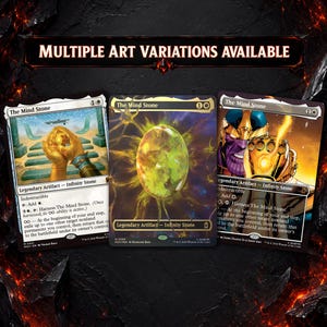 The Mind Stone Proxy Card | Custom Casual Playtest Card | craftforgedproxy