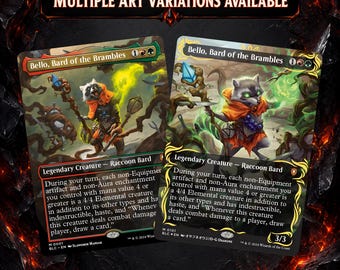 1x Foil Altered Art Bello, Bard of the Brambles I New Edh