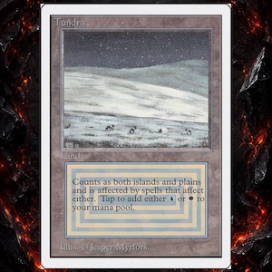 Mtg Tundra - Etsy