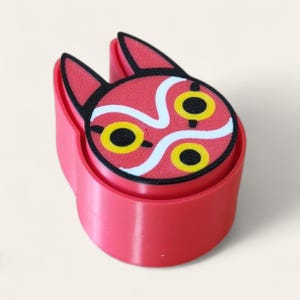 Anime Inspired 3D Printed Characters of Ghibli Princess Mononoke
