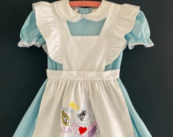 Vintage Disney Wear Alice in Wonderland Dress, Age 6