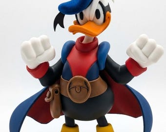 Figura de superhéroe Super Pato de 40 cm | Estatua coleccionable impresa en 3D | Exhibición de Pato Héroe | Decoración Friki | Regalo para Fans | Artículos Coleccionables Hechos a Mano