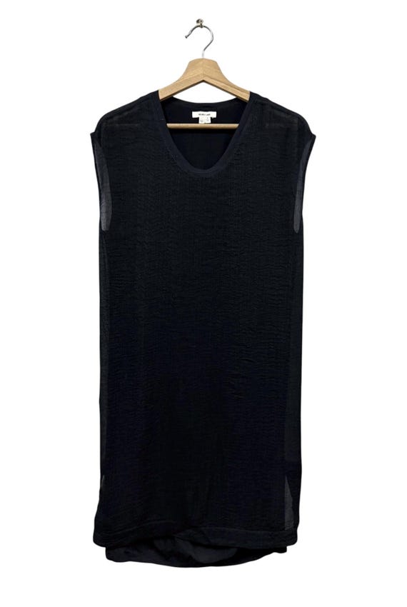 Helmut Lang, Helmut Lang Swift Triacetate-Blend Dress Black Made In Usa