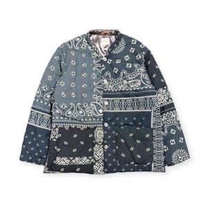 Veste matelassée patchwork Kapital à motif bandana, fabriquée au Japon