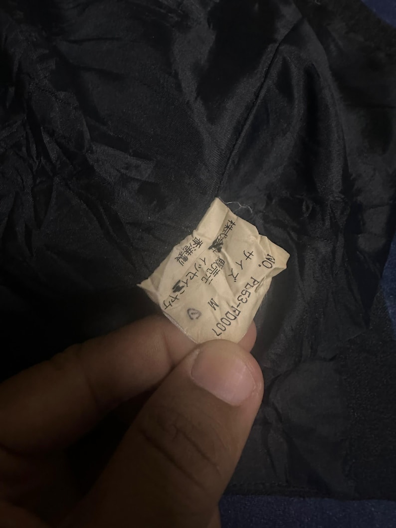 Vintage Y’s Yohji Yamamoto Striped Blue Indigo Shorts Sleeve Buttoned Jacket Size M image 11