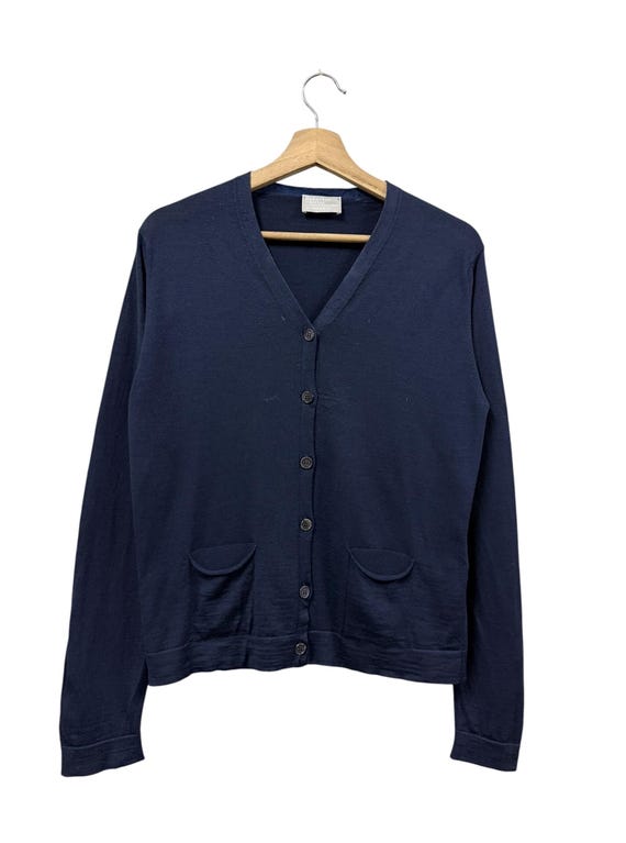Margaret Howell, Vintage Margaret Howell By John Smedley Knit Mohair Cardigan Made In England