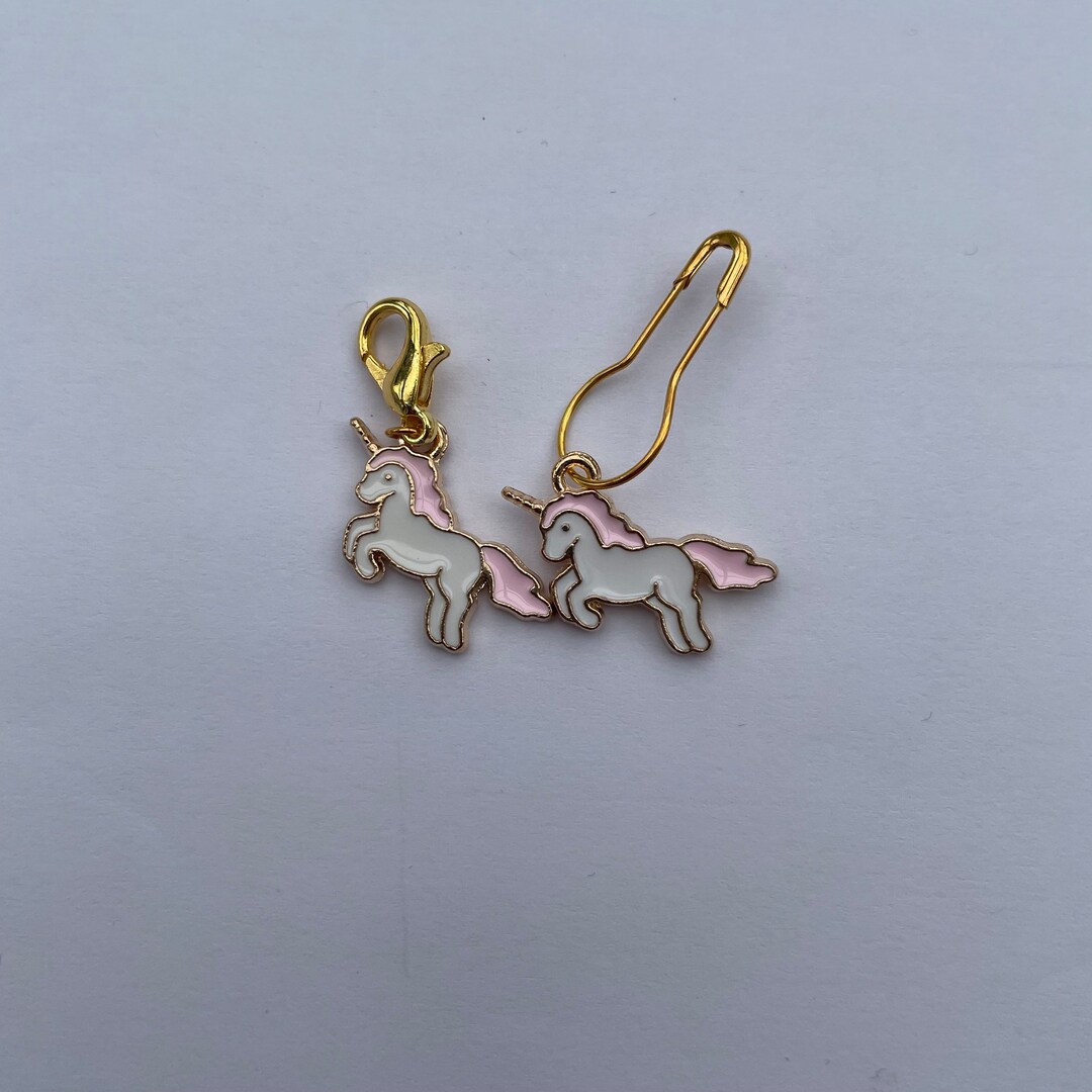 Unicorn Stitch Marker Set pack of 5 Etsy